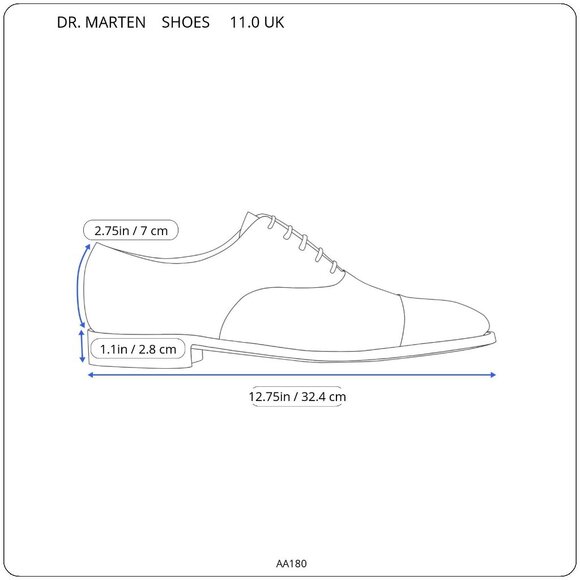 Dr. Marten\'s Leather Shoes Men\'s Size 11UK NOT US SIZING Made In England 8053/59 main image 6